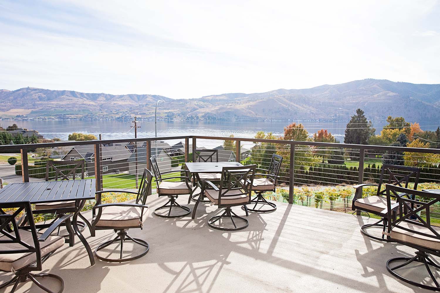 Lake Chelan views on Cairdeas patio